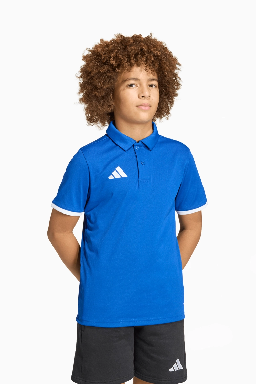Футболка adidas Entrada 26 Polo Junior - синий