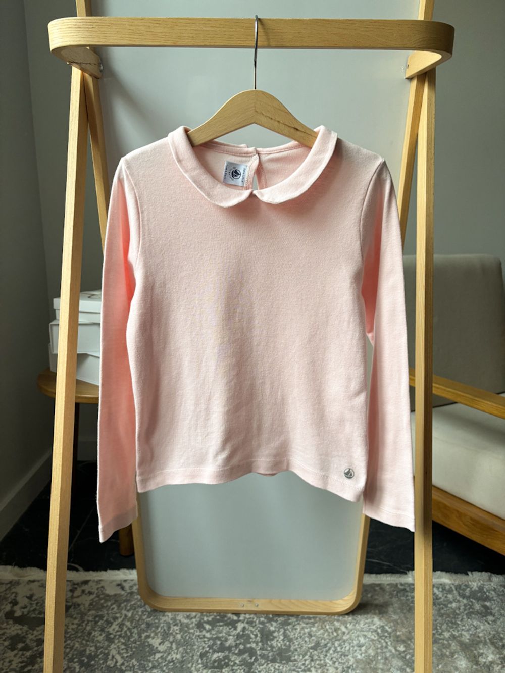 Хлопковый лонгслив Petit Bateau, 128