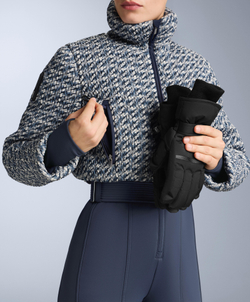 Oysho Водонепроницаемый комбинезон MINARDI PIUME SKI с утеплителем из ткани Twist, темно-синий