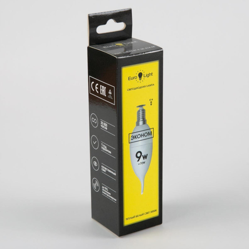 Лампа ELEC-518-C37-9-3K-E14-FR