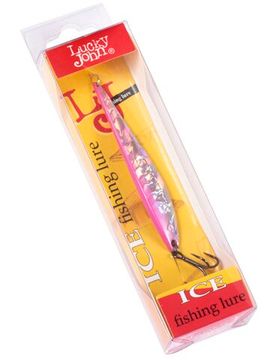 Блесна вертикал. зим. Lucky John S-4 с тр. 11.0г PG блистер