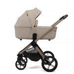 Коляска 2 в 1 Peppy Monaco thermo Latte (бежевый), рама серо-коричневая