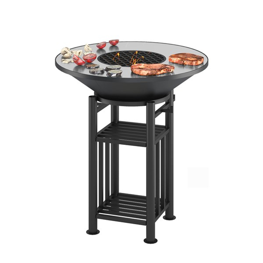 "FANTASTIC GRILL" Везувий Ø 700 (чаша+подставка+плита+решетка+крышка)