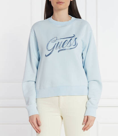 Худи GUESS - голубой(W4RQ14 KB681)