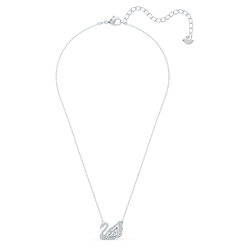 SWAN:NECKLACE CZWH/RHS