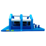 Коммерческая надувная полоса препятствий «Конструктор» 50*4,5*4 м