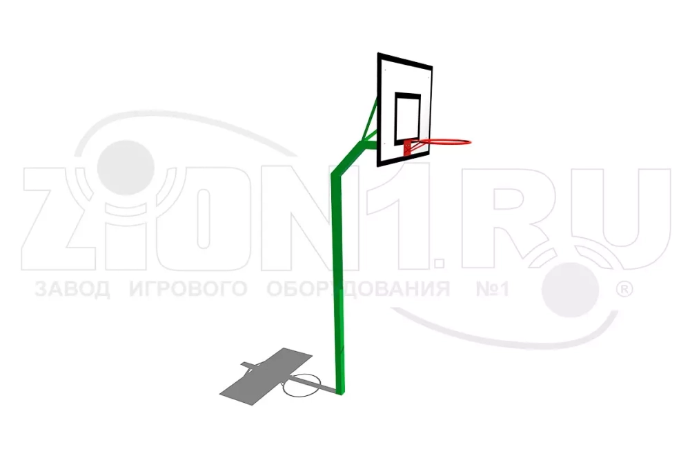 Стойка баскетбольная М1
