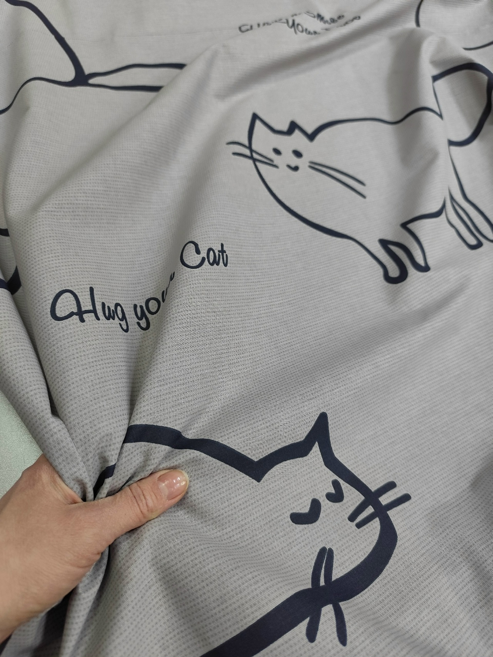 Поплин / Cats светлый