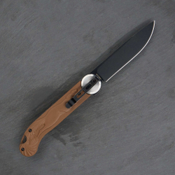 Нож складной Перемен Мысь коричневая (Blackwash)