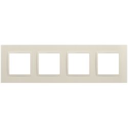 Рамка для розеток и выключателей ЭРА Elegance 14-5014-02 Classic, на 4 поста, слоновая кость
