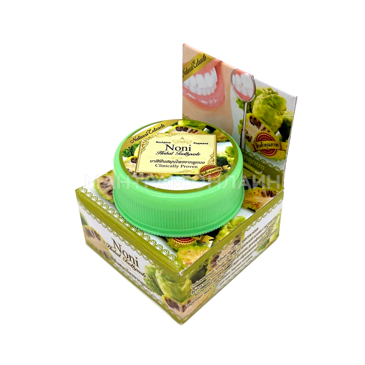 Зубная паста Rochjana Noni Toothpaste Нони (отбеливающая) 30 г