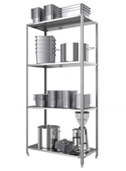 Стеллаж производственный Бизнес, 1200х300х1800 мм, нагрузка на полку 65 кг