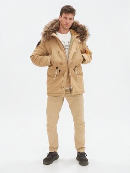 Куртка Аляска Oxford Nord Denali (бежевая - tiger eye)