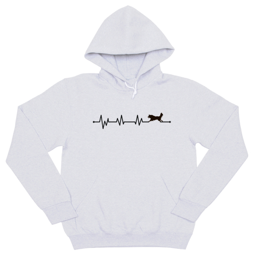 Толстовка "Бордер Колли - сердечный ритм"