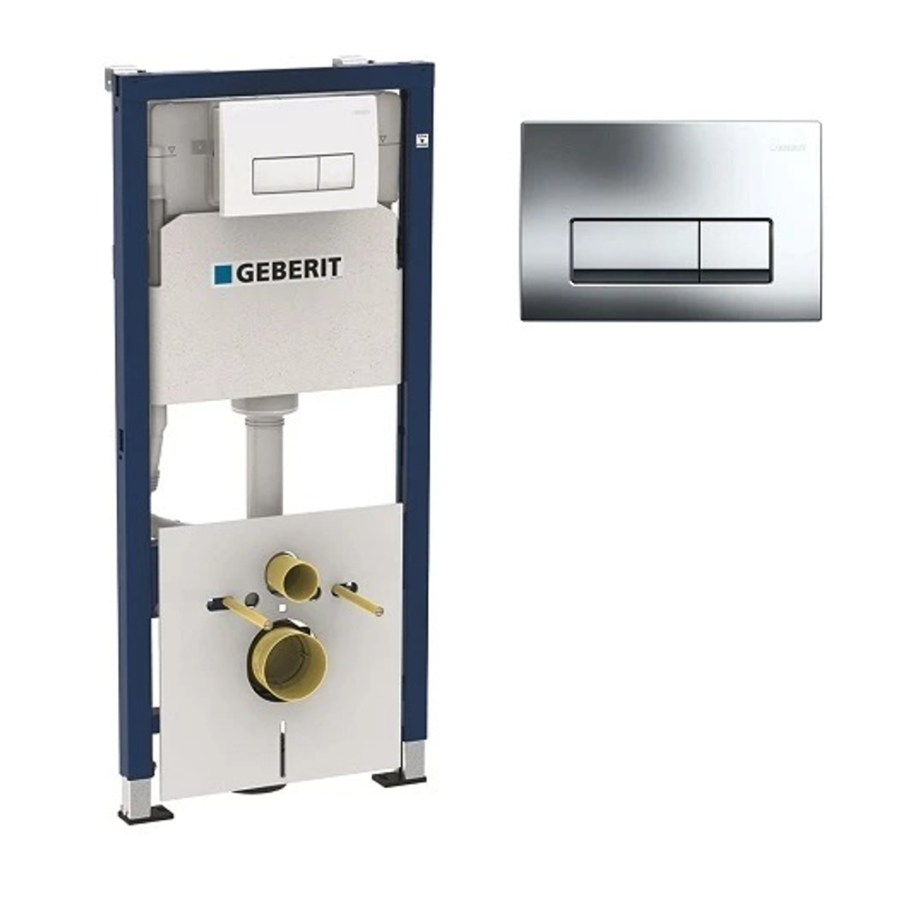 Комплект инсталляции c унитазом Geberit Acanto 500.128.21.A с сиденье микролифтом