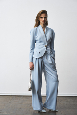 Костюм брючный 1297 голубой