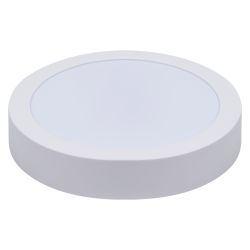ULM-Q241 18W-4000K WHITE Светильник светодиодный накладной круглый. Белый свет 4000К. Корпус белый. ТМ Volpe