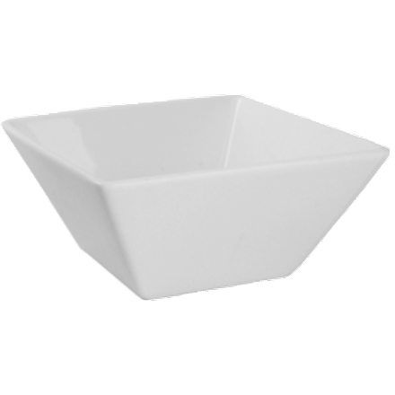 Салатник «Кунстверк» квадратный фарфор 0,5л ,H=60,L=137,B=137мм белый