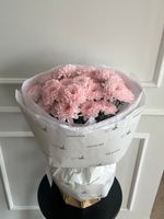 Букет из хризантемы в розовом оттенке