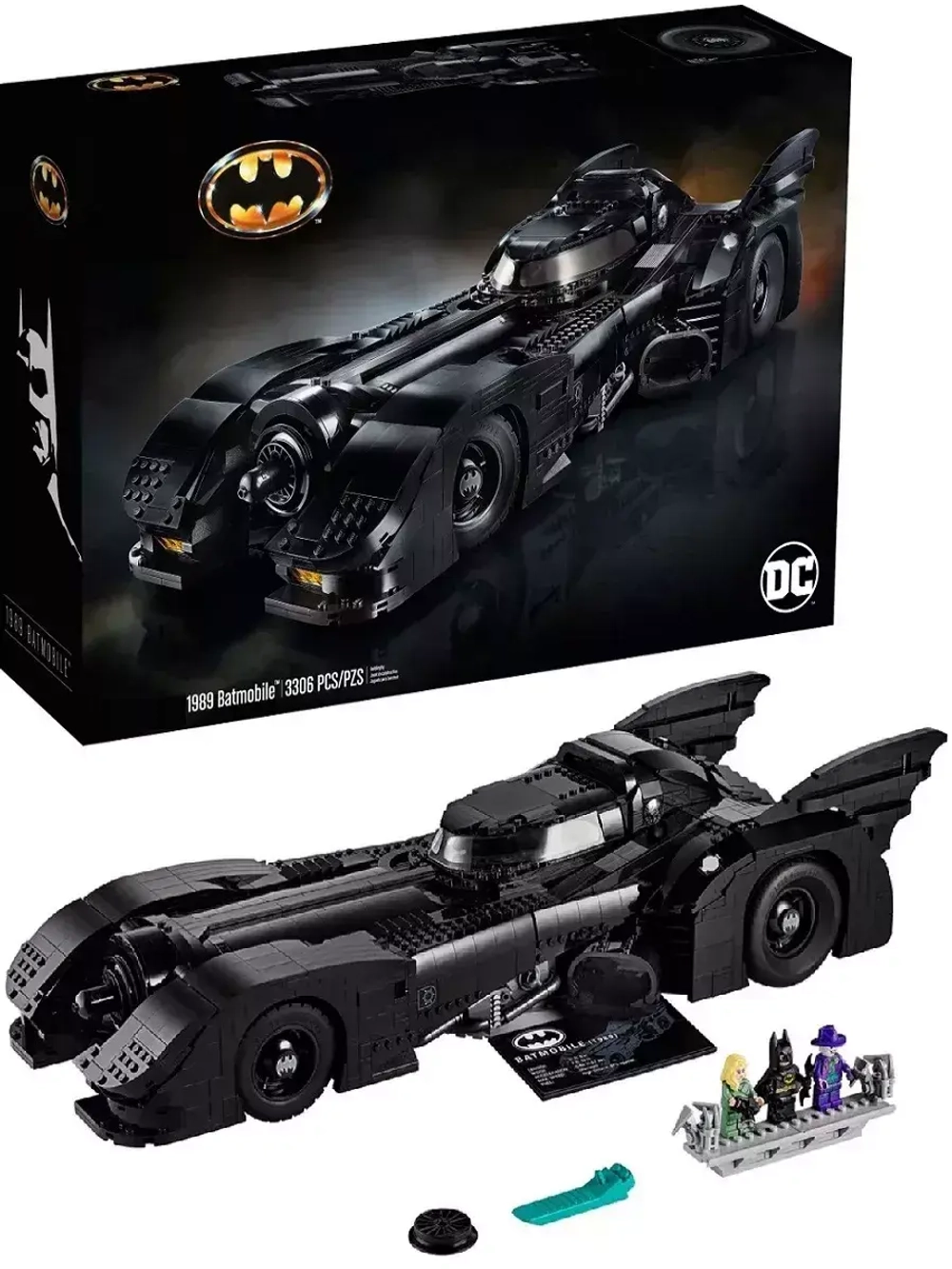 Конструктор 1989 Batmobile Бэтмобиль 3306 деталей