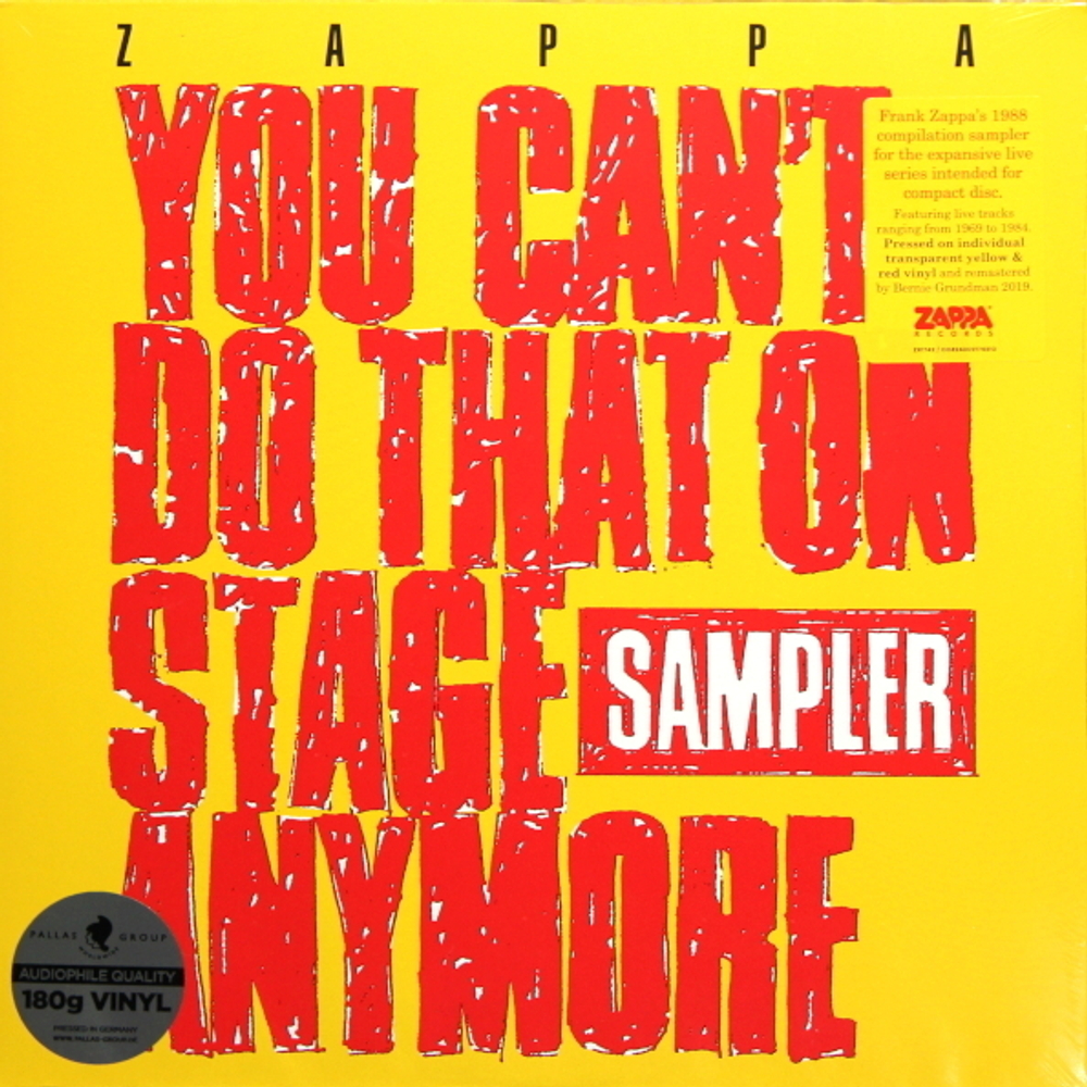 Frank Zappa / You Can’t Do That On Stage Anymore (Sampler)(Coloured Vinyl)(2LP)
