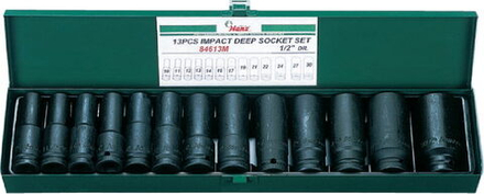 Набор длинных ударных торцевых головок 1/2' Hans, 84613M