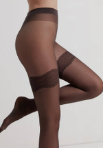 CONTE PERFECT Колготки женские с имитацией ажурных чулок