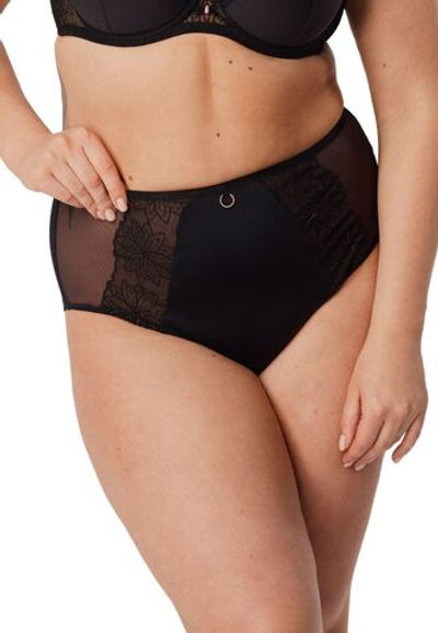 Трусики-слипы Roxane с завышенной линией талии (Размер: XL) (Цвет: черный)