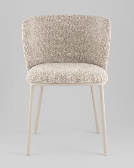 Стул Fluit, светло-серый, серые ножки