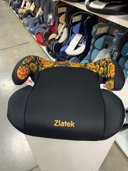 Детское автомобильное кресло ZLATEK "RAFT" фолк, 22-36 кг, 1-12 лет