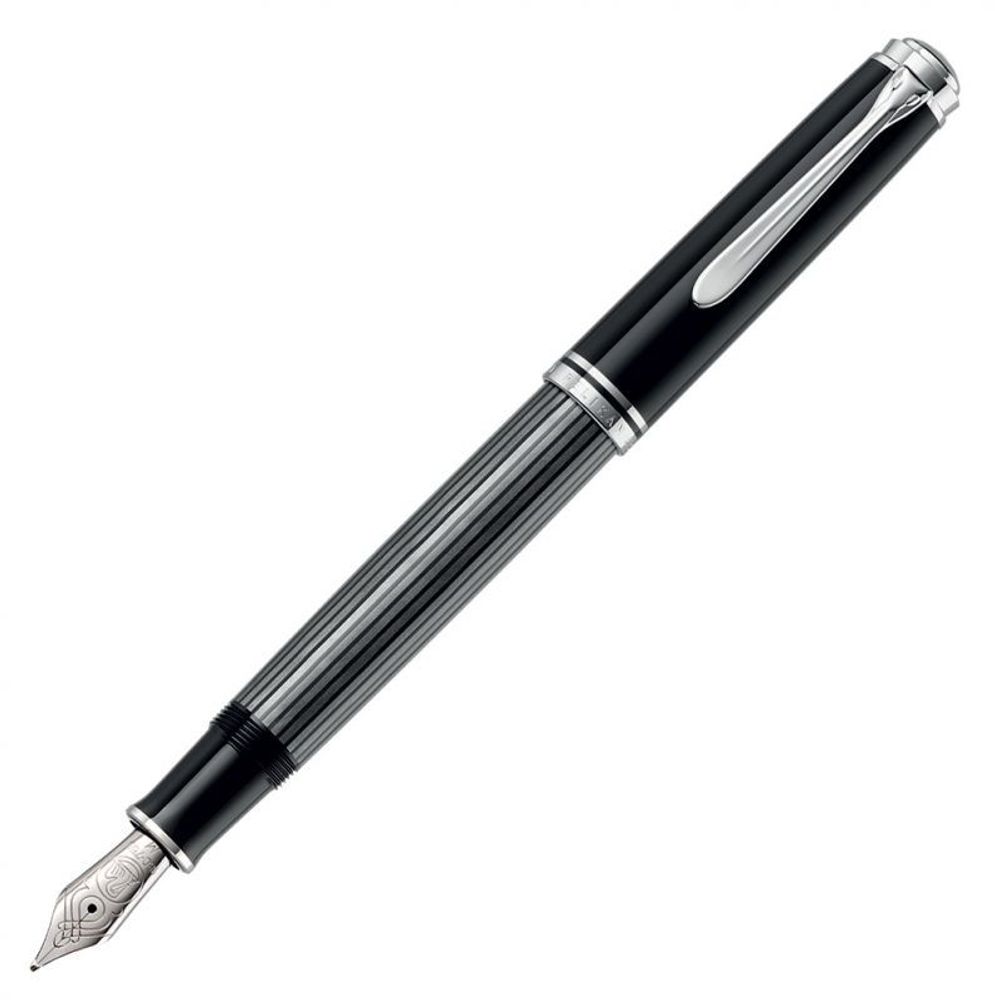 Pelikan Souveraen - Stresemann Anthracite CT, перьевая ручка, F