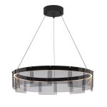 Люстра D8825P/S black/smoky