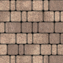 ТРОТУАРНЫЕ ПЛИТЫ КЛАССИКО - Б.1.КО.6 ЛИСТОПАД ГЛАДКИЙ ХАСКИ, КОМПЛЕКТ ИЗ 3 ВИДОВ ПЛИТ