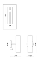 Настенный светильник Freya Fiore FR5368WL-02BS