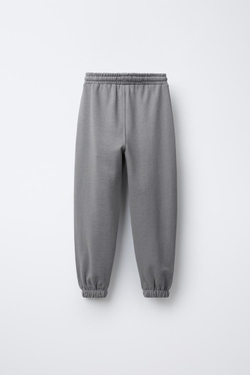 ZARA КОМПЛЕКТ ИЗ ТОЛСТОВКИ И БРЮК-ДЖОГГЕРОВ, СВЕТЛО-СЕРЫЙ