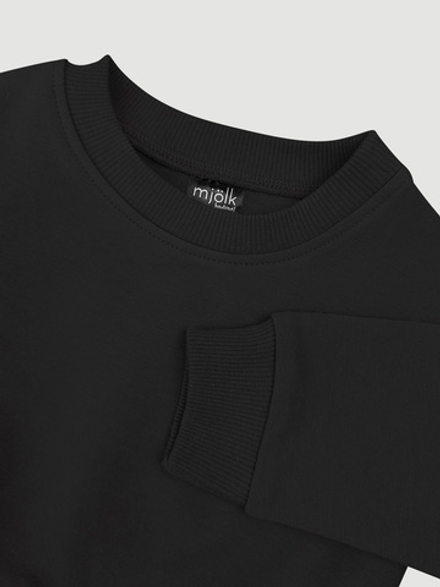 Комплект Mjölk Свитшот Black/Штанишки Брокколи