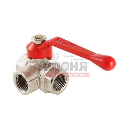 Кран 3-х ходовой VALTEC  тип Т 1/2" г/г/г  (VT.361.N.04)