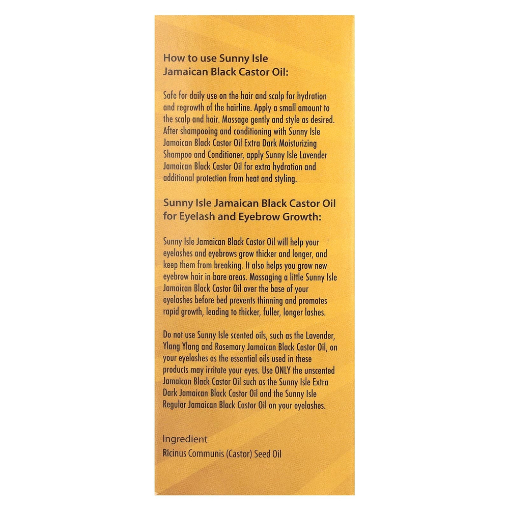 Sunny Isle, Ямайское черное касторовое масло, 118 мл (4 жидк. унц.)