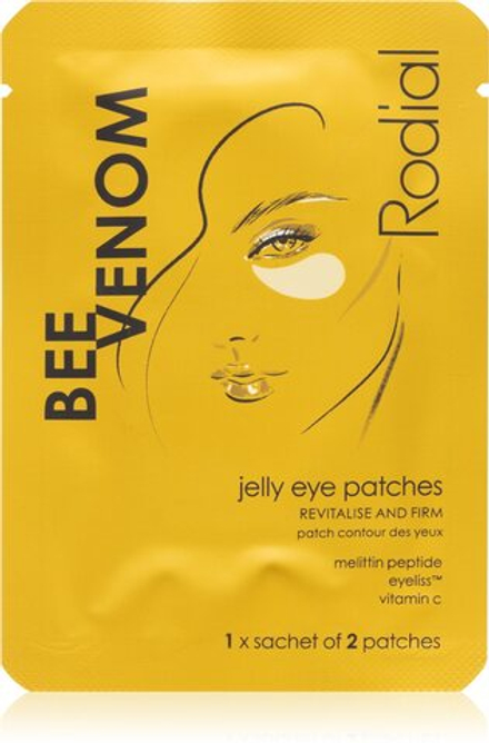 Rodial Bee Venom Jelly Eye Patches - укрепляющие гелевые подушечки для глаз с успокаивающим эффектом /  2 szt.   / GTIN 5056217807418