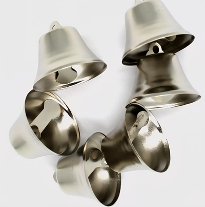 Колокольчики 30 мм, никель