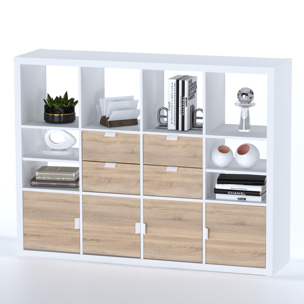 Стеллаж Фора 12, 112*147*38, белый