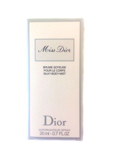 Мини-парфюм Miss Dior b. s. p. le corps silky body mist, 20 мл
