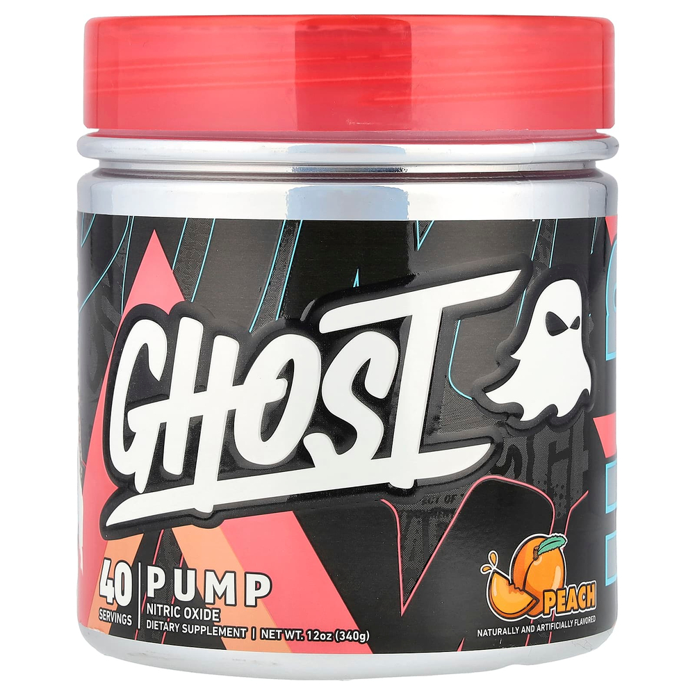 Ghost, Pump, персик, 340 г (12 унций)
