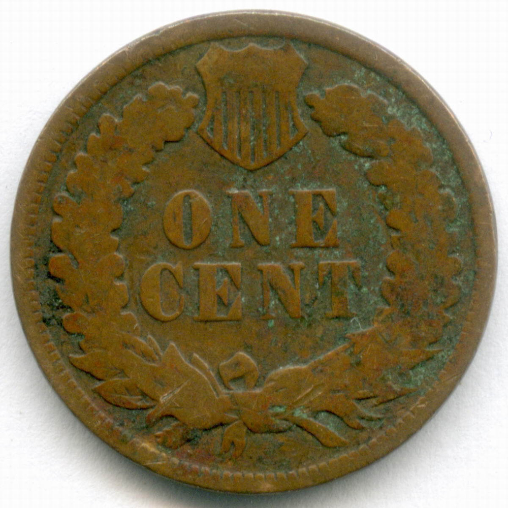 1 цент 1902 год. США. Голова индейца. Бронза F-VF