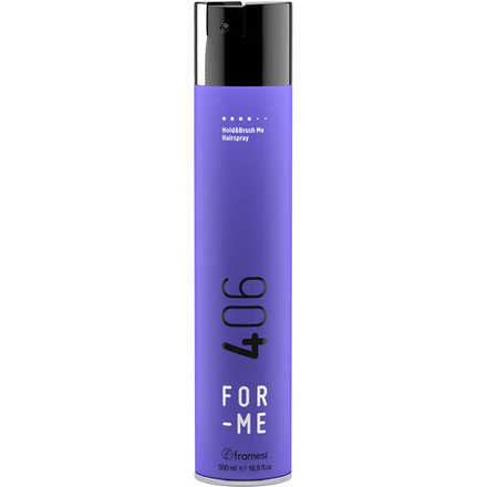 FRAMESI FOR-ME 406 HOLD&BRUSH ME HAIRSPRAY, 500 ml