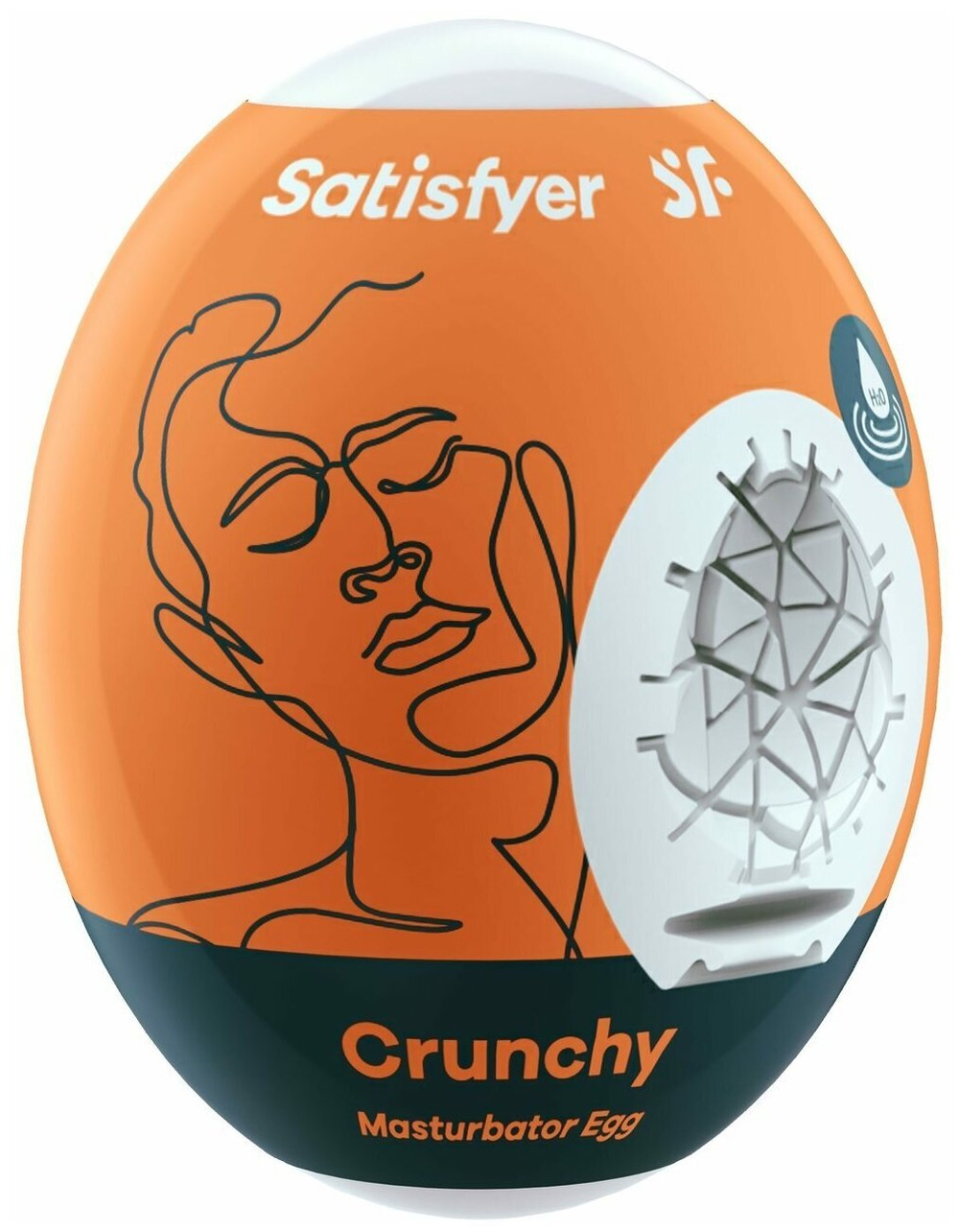 9043408 / Мастурбатор-яйцо Crunchy