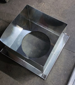 Потолочно-проходной узел ППУ 200 мм. нерж. ECOFLUE