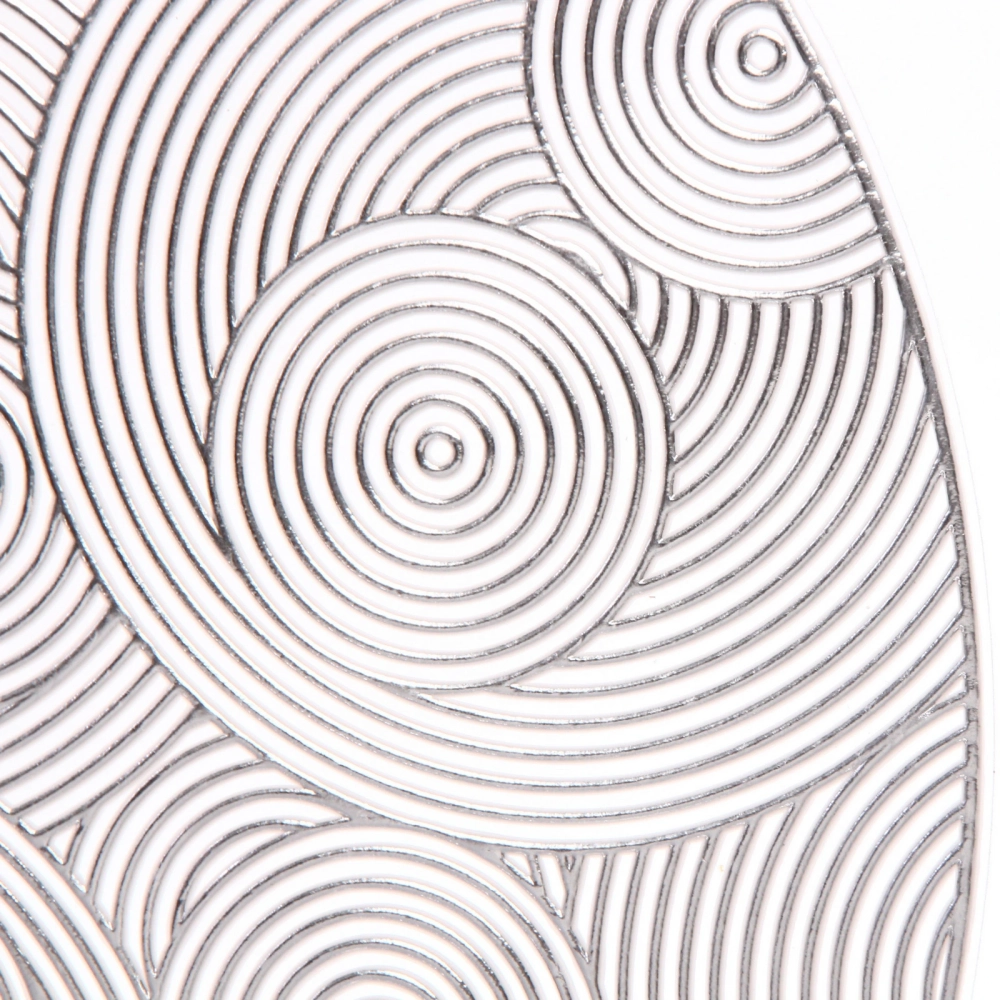 Салфетка на стол 38см «Бесконечность», серая