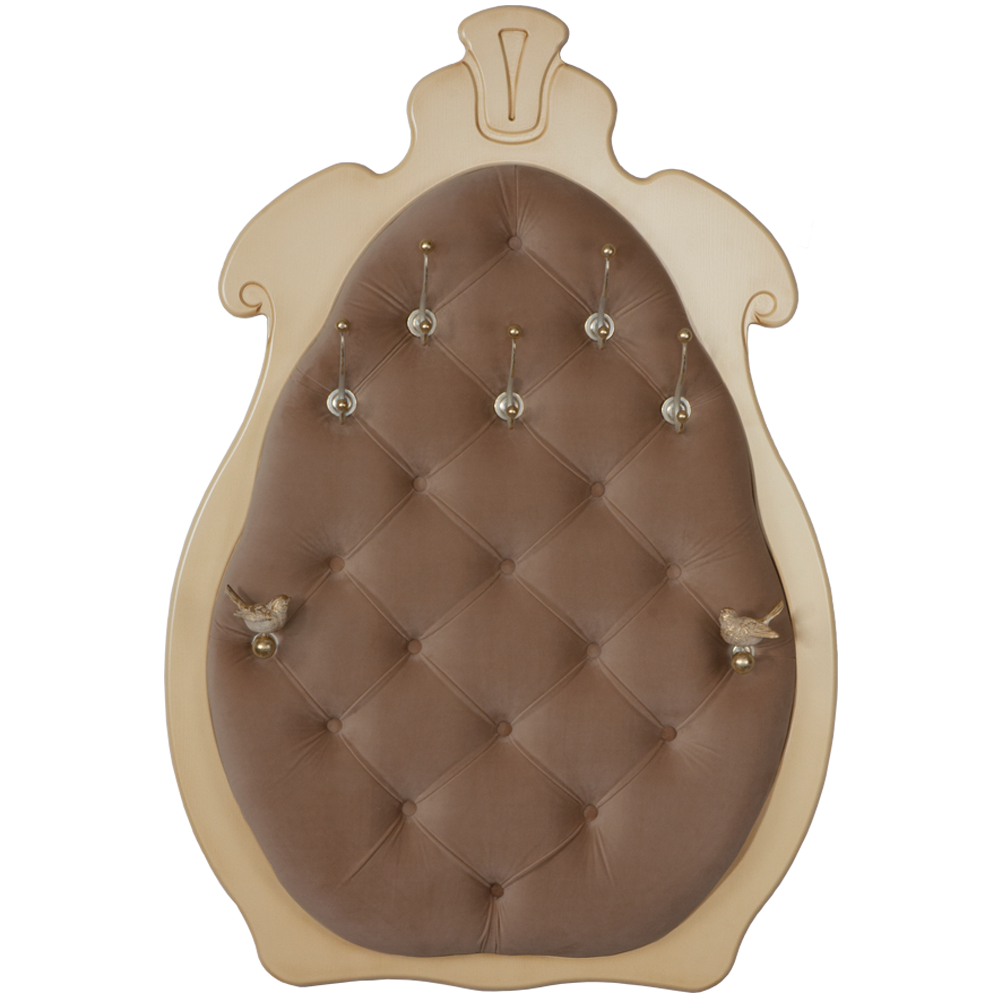 Вешалка настенная Квин Айвори Капучино 2