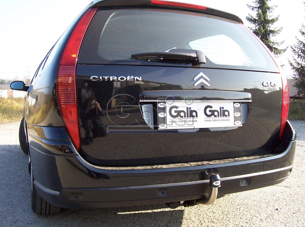 Оцинкованный фаркоп на Citroen C5 I и II универсал 2001-2008, с 2005-2008 необходим блок согласования (без электрики), Galia C040A